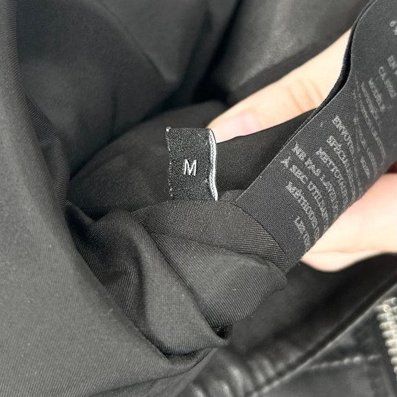 Theory Bavewick Lambs Leather Motorcycle Jacket in New Stretch Leather - Picture 8 of 8